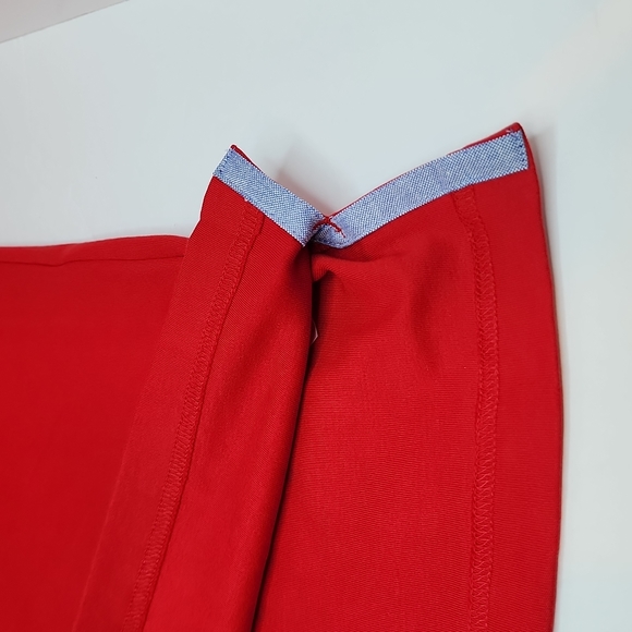 TOMMY HILFIGER POLO SHIRT, RED SIZE LARGE (L) - Picture 10 of 12